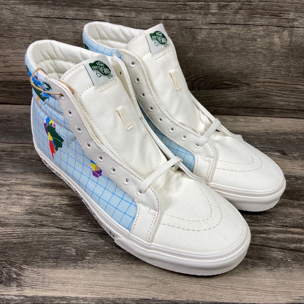 New Vans Sk8-Hi Reissue Save Our Planet Shoes - Picture 2 of 10